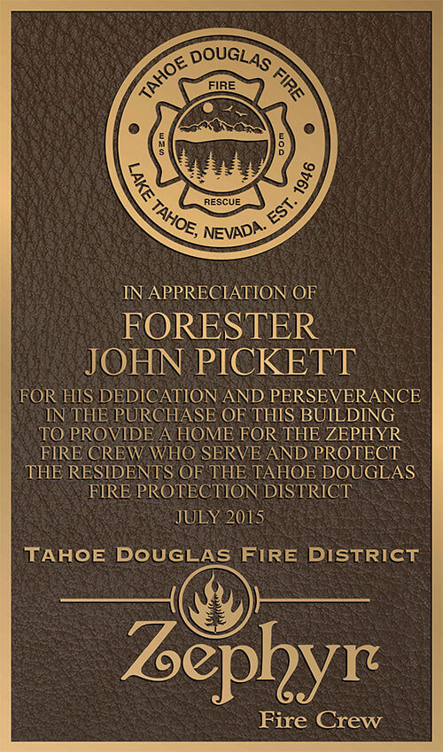 Church plaques, custom bronze Church plaques, outdoor Church plaques, firefighter plaque, bronze firefighter plaque, cast bronze firefighter plaques
